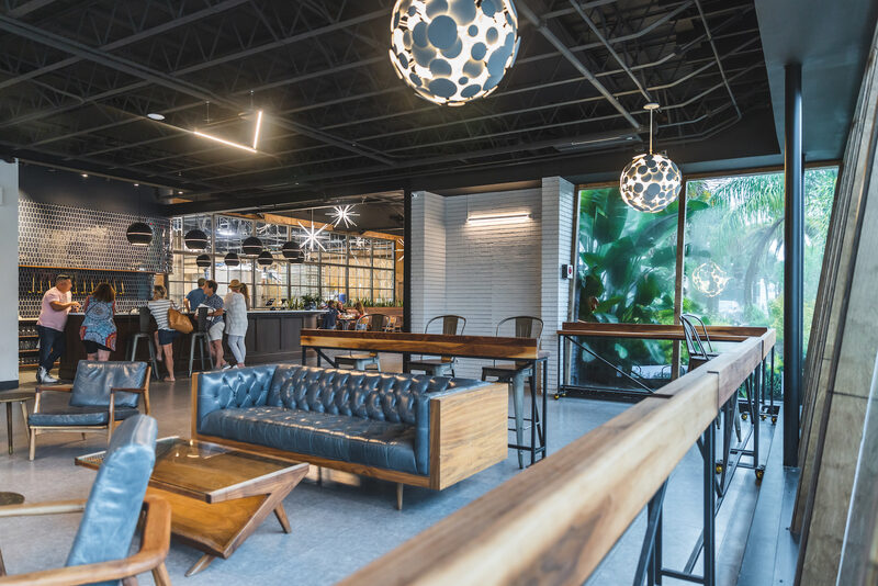 Mocama Beer Company taproom and brewing equipment